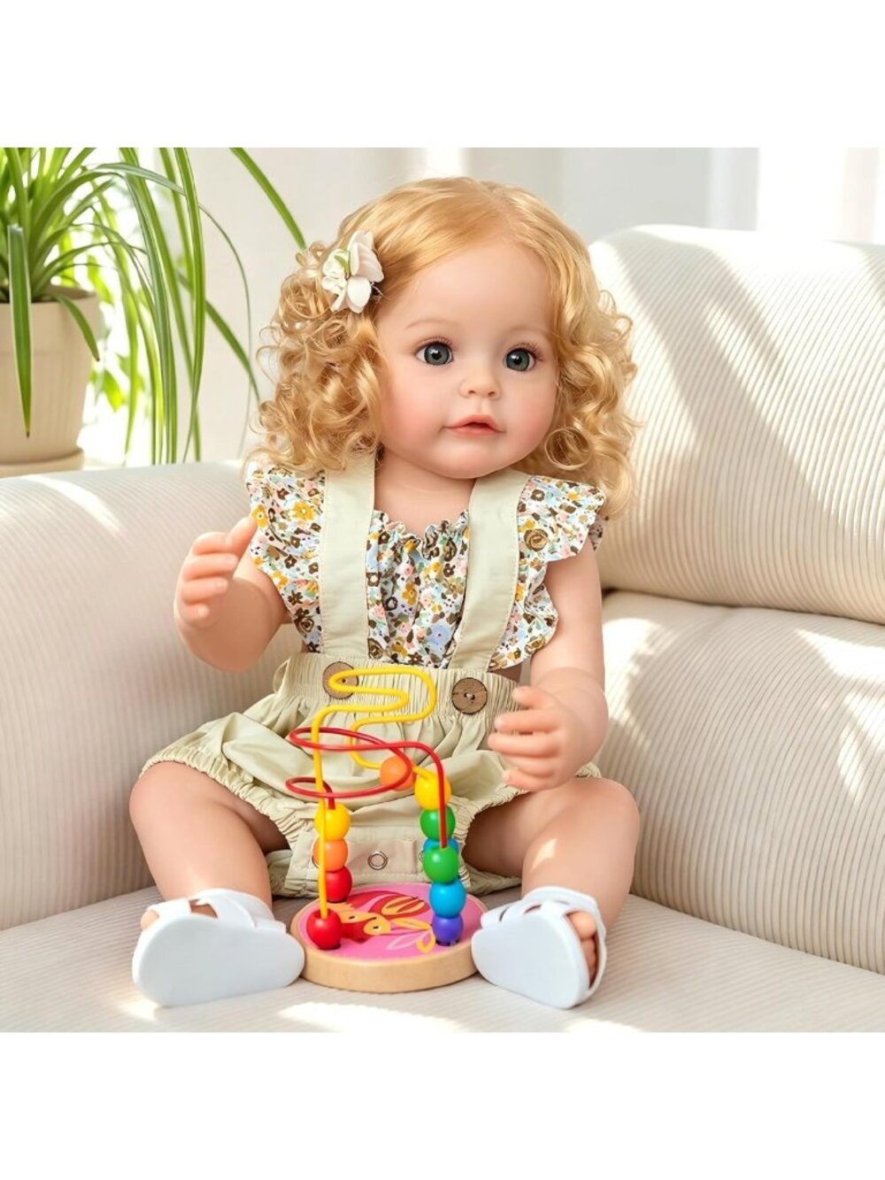 22 Inch Full Body Silicone Vinyl Reborn Baby Doll Girl Washable